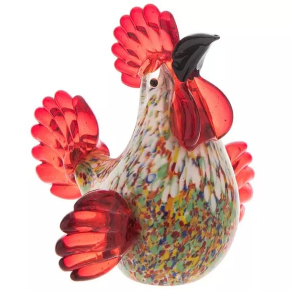 Other - Beautiful brand new Glass Rooster / NWT